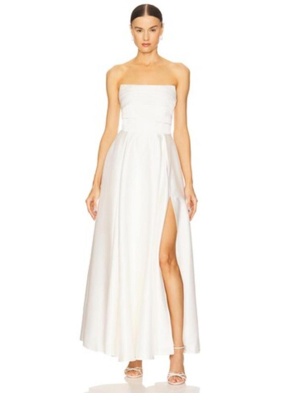 SAU LEE x REVOLVE Heidi Gown in White bridal dress